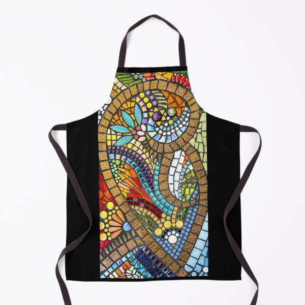 Item preview, Swirling Spring Mosaic Art, Vertical designed and sold by Sherifoxmosaics.