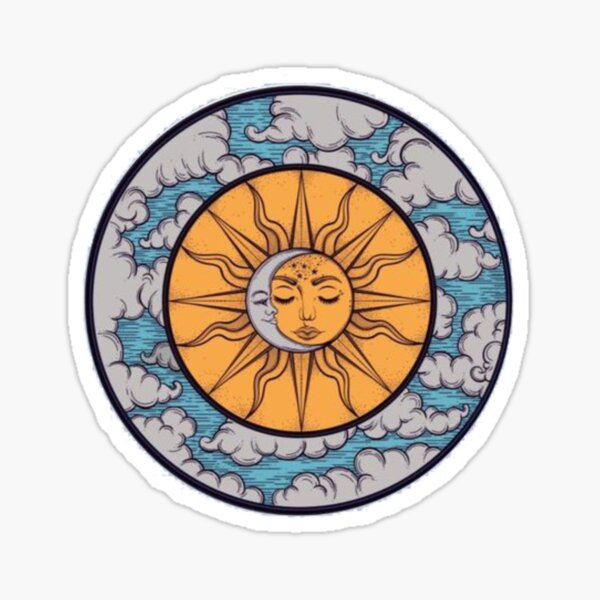 Vista previa del artículo con la obra «Sol y Luna», diseñado y vendido por KliMenta.