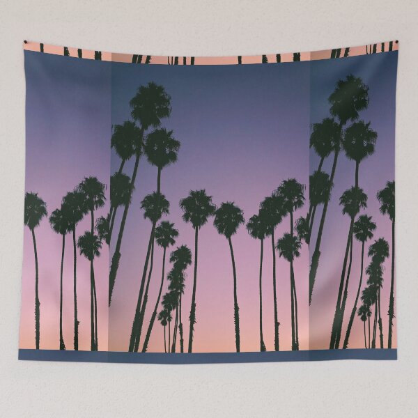 Item preview, Purple Sunset Palm Trees designed and sold by newburyboutique.