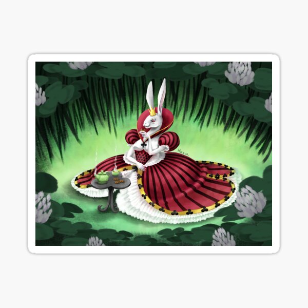 Reine de Trèfle Sticker