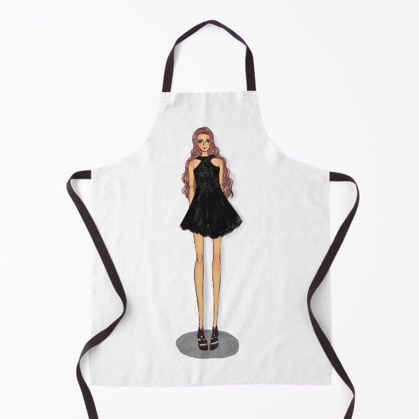 Artikelvorschau, schwarzes kurzes Kleid Mode Illustration moderne Kunst entworfen und verkauft von tenkenryujin.