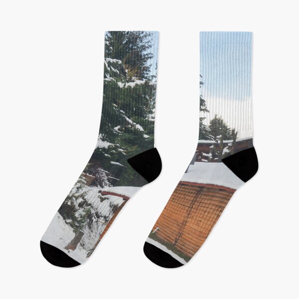 Item preview, Cabin in the Snow | Winter Travel Photography designed and sold by julidescole.