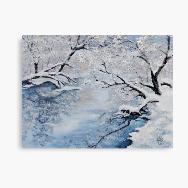 Item preview, Winter Breeze - snowy landscape designed and sold by Luna-Smith.