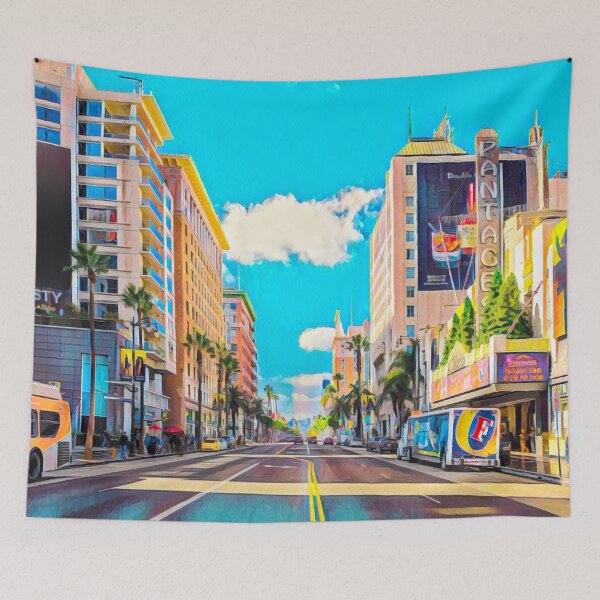 Item preview, Sunset Boulevard, Los Angeles designed and sold by Sofia-Draws.