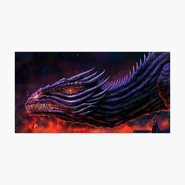 Black Dragon Photographic Print