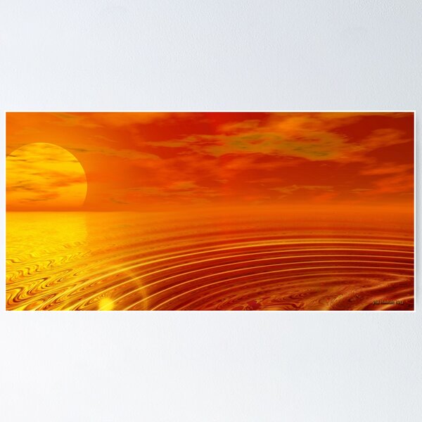 Item preview, Red Sunset No. 2 designed and sold by Celsiusrising.