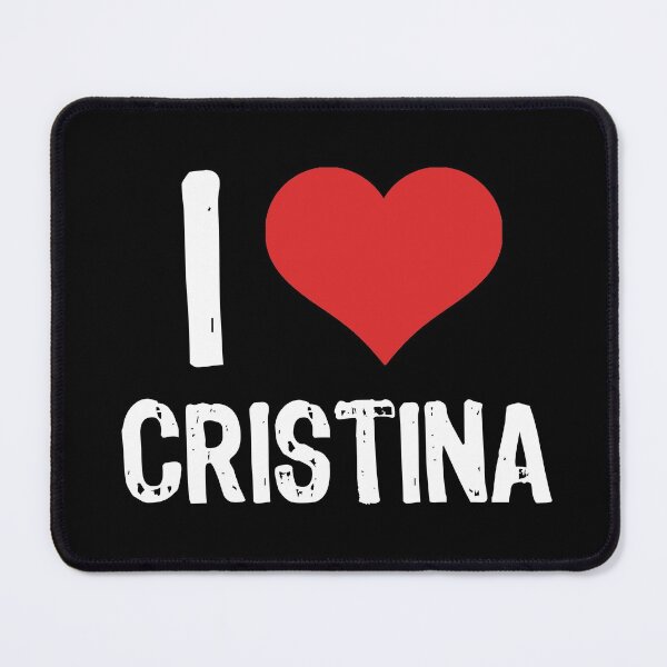 Item preview, I Love Cristina designed and sold by The "I Love Everything" Shop.