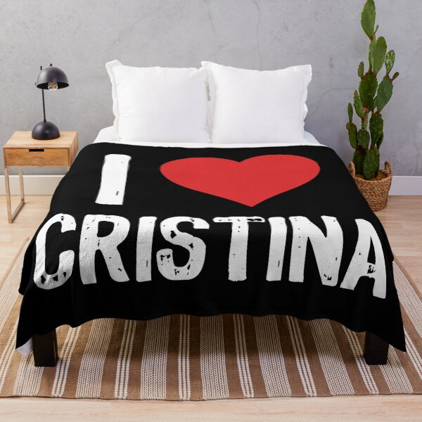 Item preview, I Love Cristina designed and sold by The "I Love Everything" Shop.