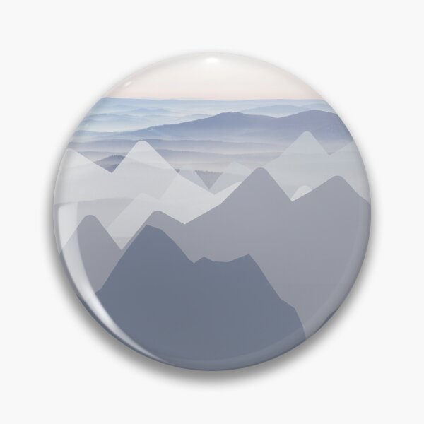 Item preview, Blue Mountains Abstract Minimalist Art Landscape designed and sold by Vimbuy.