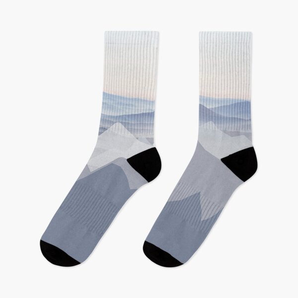 Item preview, Blue Mountains Abstract Minimalist Art Landscape designed and sold by Vimbuy.