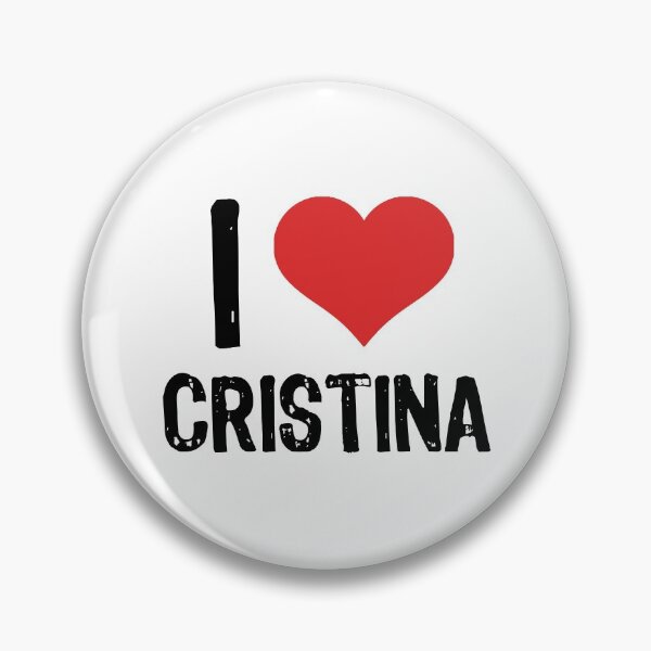 Item preview, I Love Cristina designed and sold by The "I Love Everything" Shop.