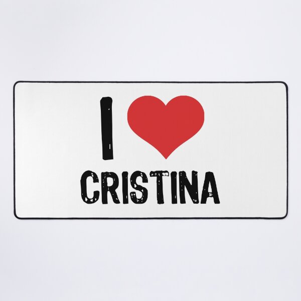 Item preview, I Love Cristina designed and sold by The "I Love Everything" Shop.