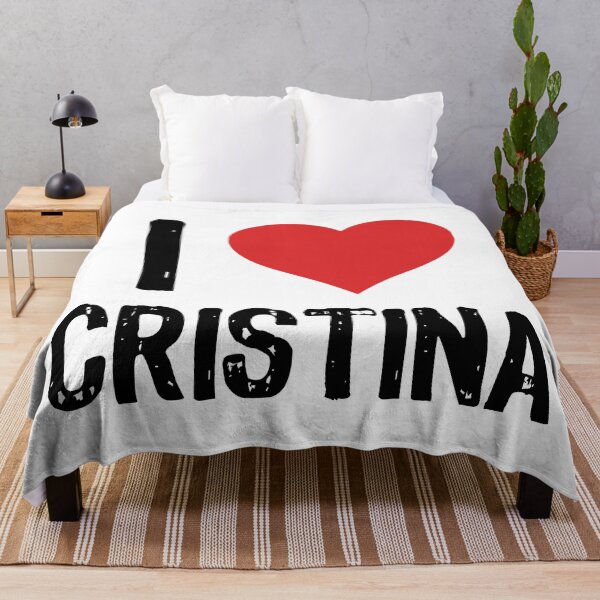 Item preview, I Love Cristina designed and sold by The "I Love Everything" Shop.