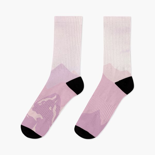 Item preview, Pink Mountains Abstract Minimalist Art Landscape designed and sold by Vimbuy.