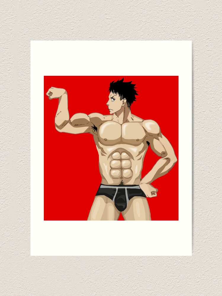 Obi Akitaru Sexy Shirtless Underwear Art Print For Sale By Kawaiicrossing Redbubble 0447