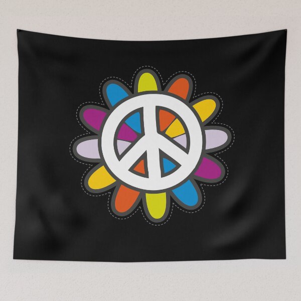 Item preview, Peace Sign Flower designed and sold by WilliamsonMedia.