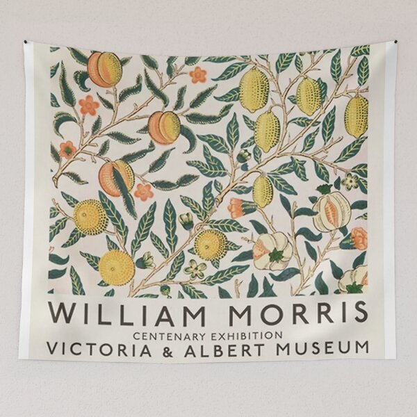 Item preview, William Morris Art Exhibition designed and sold by Rebecca Hellwig.