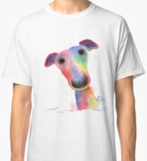 WHiPPeT GReYHouND DOG 'HANK' BY SHIRLEY MACARTHUR Classic T-Shirt