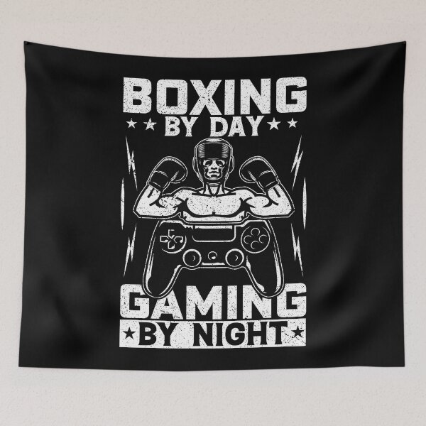Item preview, Boxing by Day Gaming By Night - Gaming Boxer Funny Gamer Boxer Saying designed and sold by Pexilus.
