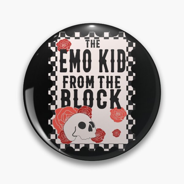 Item preview, The Emo Kid From The Block Skull designed and sold by racharanha.