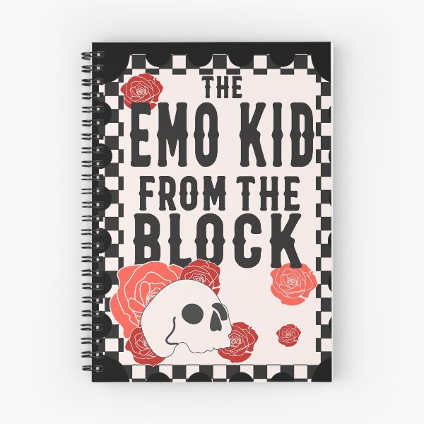 Item preview, The Emo Kid From The Block Skull designed and sold by racharanha.