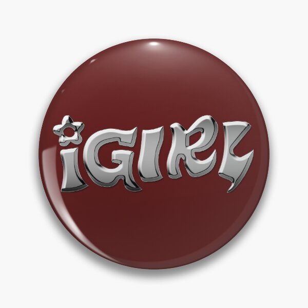 Item preview, Igirl logo sticker silver  designed and sold by rubyfooby.