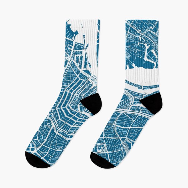 Item preview, Amsterdam, Netherlands, City Map - Blue designed and sold by helloadventure.