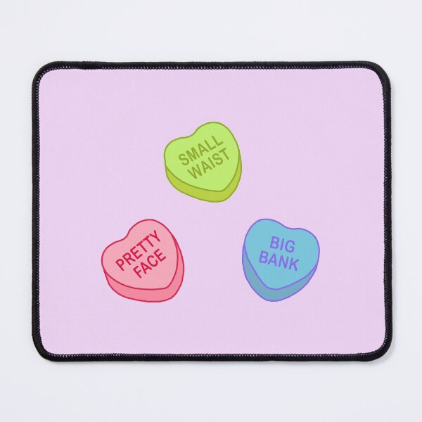 Item preview, Small Waist Pretty Face with a BIG BANK  | Conversation Hearts - Girl Power - Sticker Pack - Valentines Day designed and sold by Nossikko.