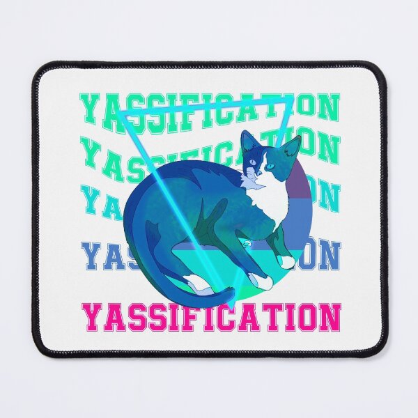 Item preview, yassification Funny Retro Cat meme  designed and sold by Amirebdesign.