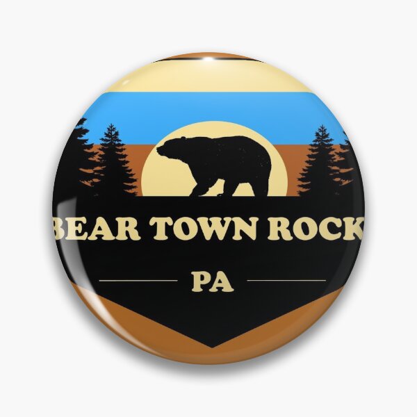 Item preview, Bear Town Rocks designed and sold by Broken Antler Designs .