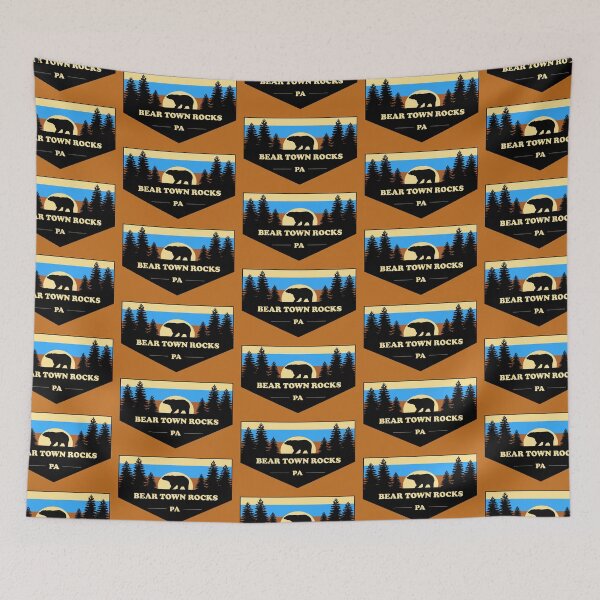 Item preview, Bear Town Rocks designed and sold by Broken Antler Designs .