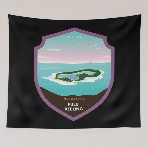 Item preview, Pulu Keeling National Park (Australia) designed and sold by Rapaz Designs.