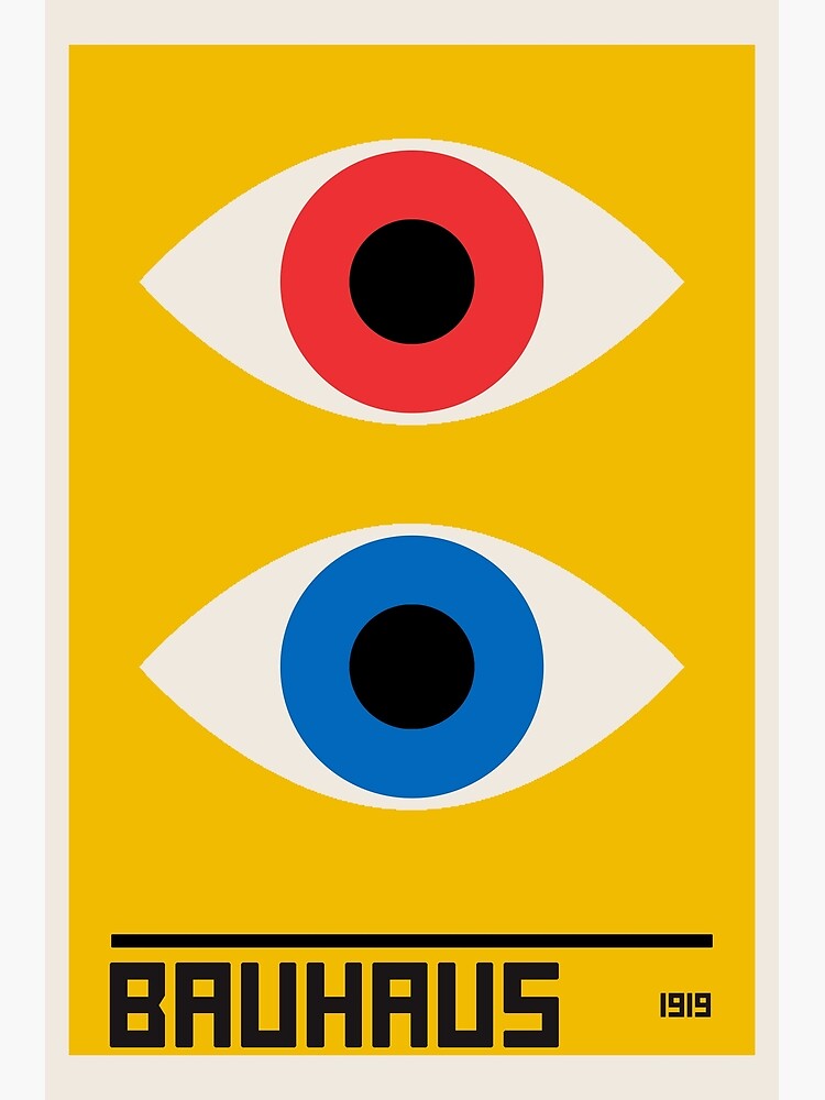 Bauhaus Eye Poster