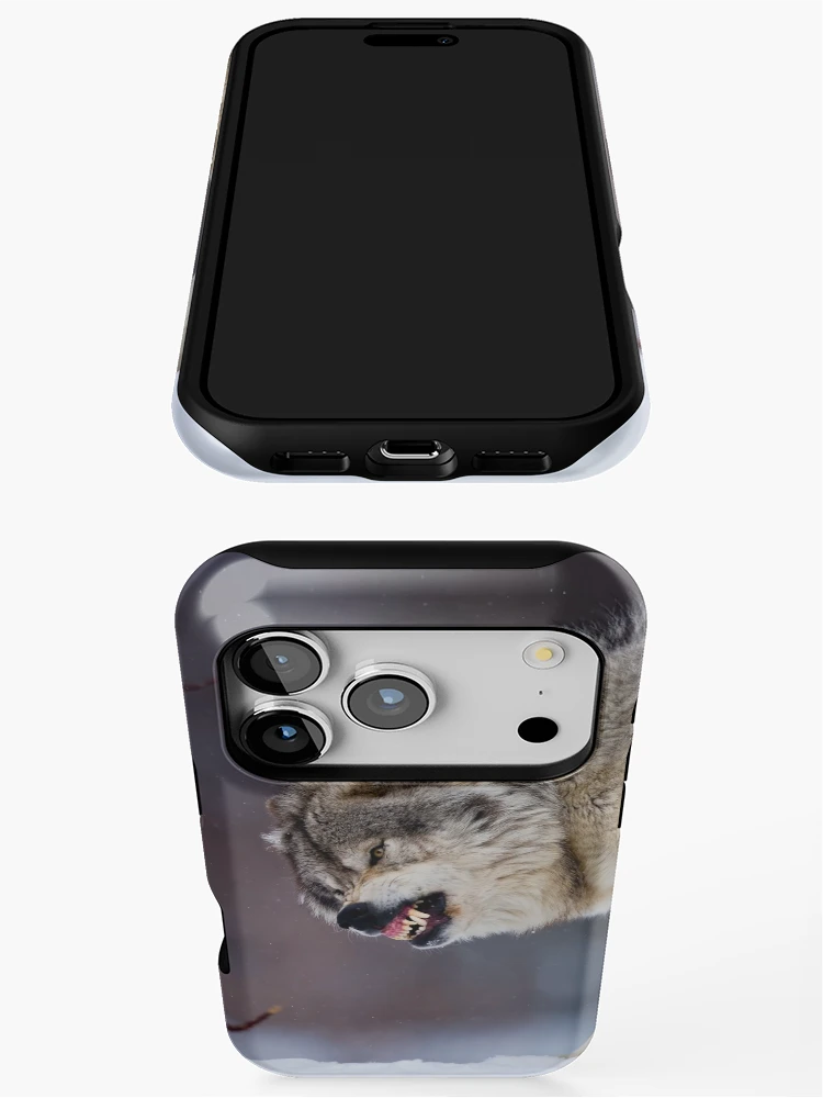Thumbnail 3 of 4, iPhone Case, Timber Wolves designed and sold by WolvesOnly.