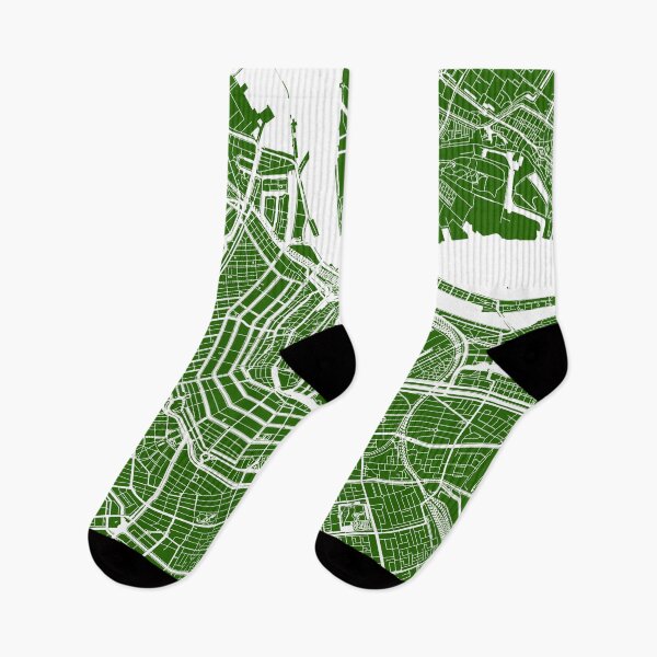 Item preview, Amsterdam, Netherlands, City Map - Green designed and sold by helloadventure.