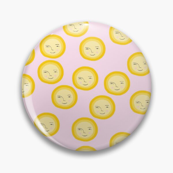 Item preview, Cute Sun Pattern on Pink Background designed and sold by kapotka.