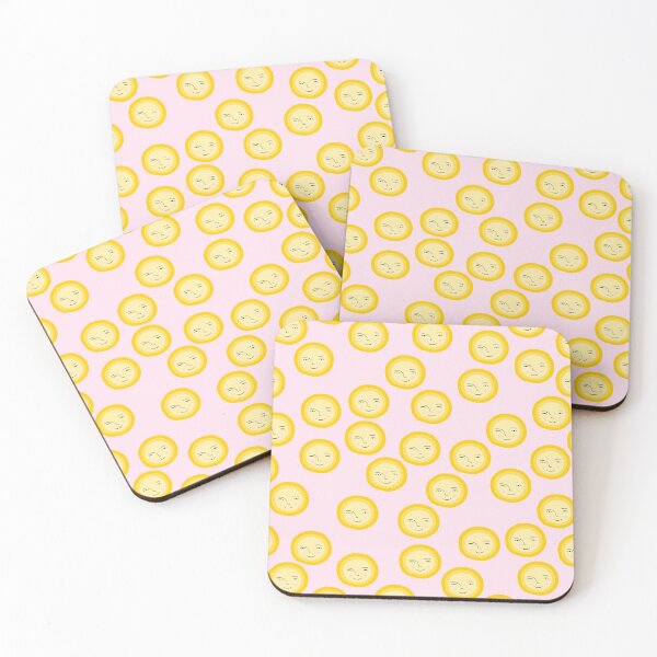 Item preview, Cute Sun Pattern on Pink Background designed and sold by kapotka.