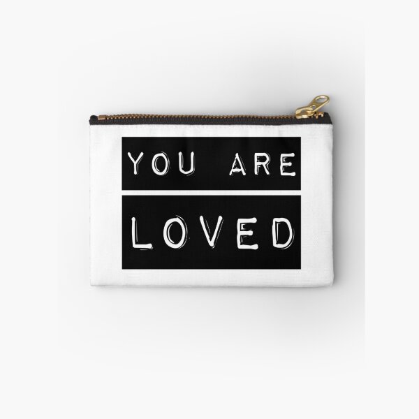 Item preview, You are LOVED - simple bold typography - black and white designed and sold by thephoenixsoul.