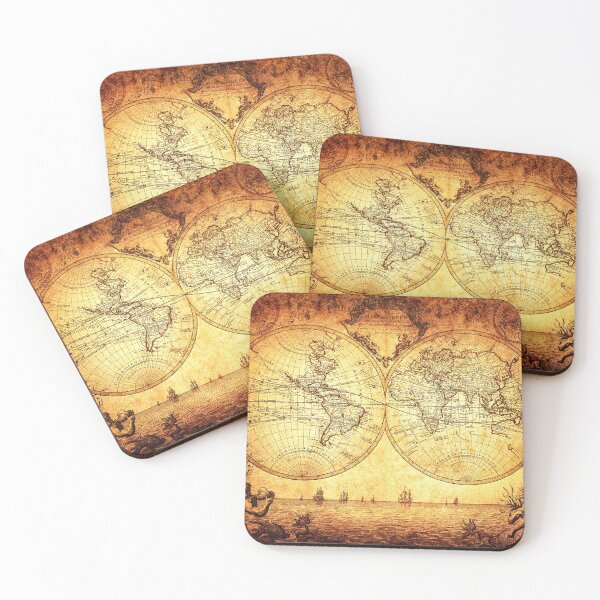 Item preview, Vintage Old World Map designed and sold by ramazis.