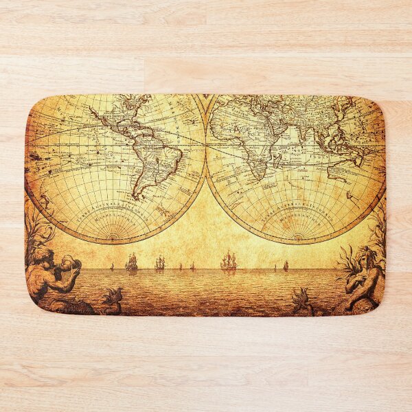 Item preview, Vintage Old World Map designed and sold by ramazis.