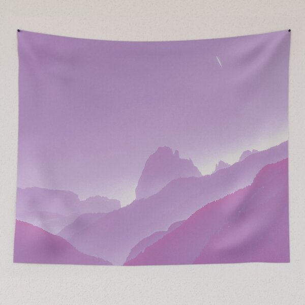 Item preview, purple anime mountains designed and sold by s0yp.