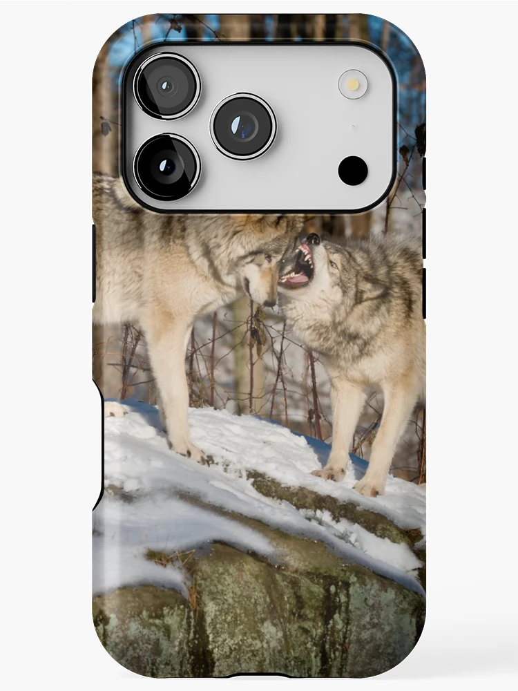 Thumbnail 1 of 4, iPhone Case, Timber Wolves designed and sold by WolvesOnly.