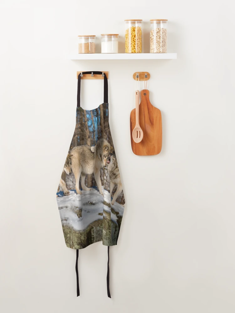 Thumbnail 4 of 6, Apron, Timber Wolves designed and sold by WolvesOnly.