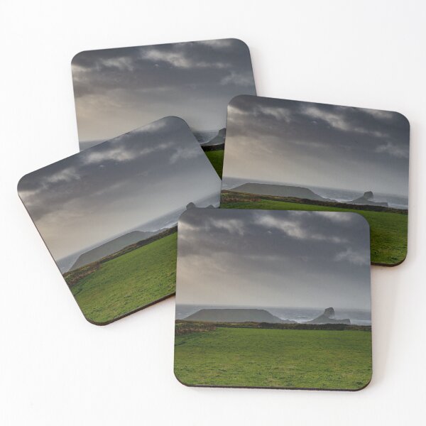 Item preview, Stormy Worms Head on Gower designed and sold by RCMPhotography.