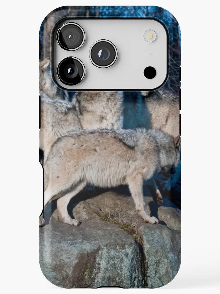 Thumbnail 1 of 4, iPhone Case, Timber Wolves designed and sold by WolvesOnly.