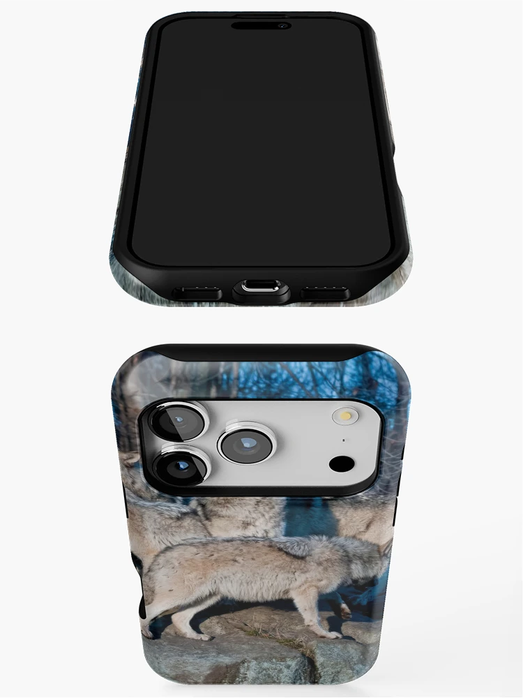 Thumbnail 3 of 4, iPhone Case, Timber Wolves designed and sold by WolvesOnly.