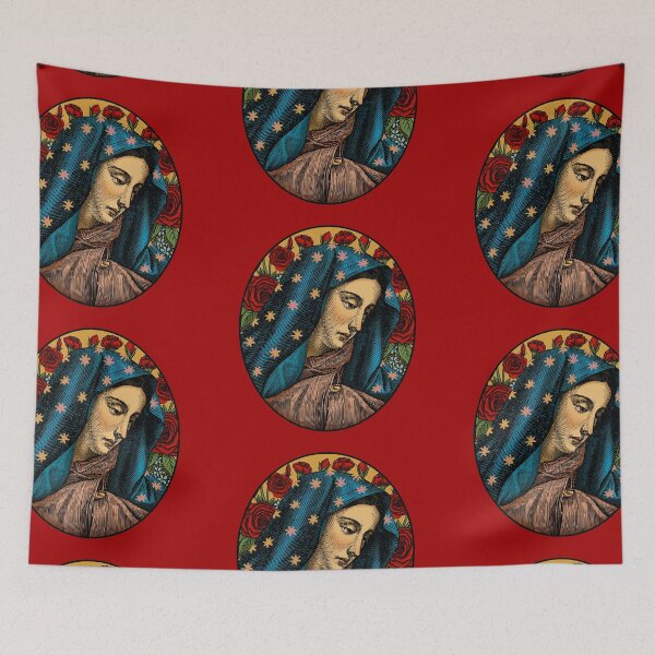 Item preview, The Virgin Of Guadalupe Red Roses designed and sold by vagonart.