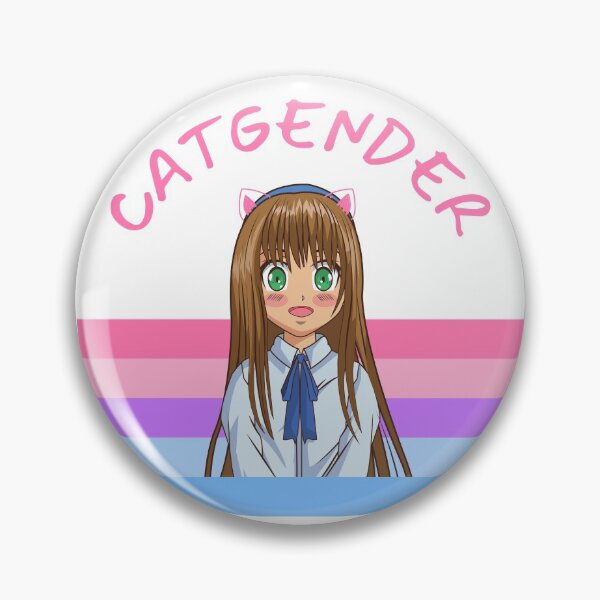 Item preview, Catgender Anime Cuttie Girl designed and sold by Rainbows Rock.