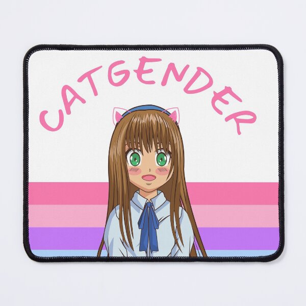 Item preview, Catgender Anime Cuttie Girl designed and sold by Rainbows Rock.