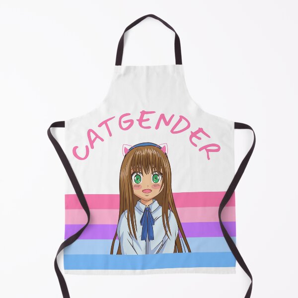 Item preview, Catgender Anime Cuttie Girl designed and sold by Rainbows Rock.